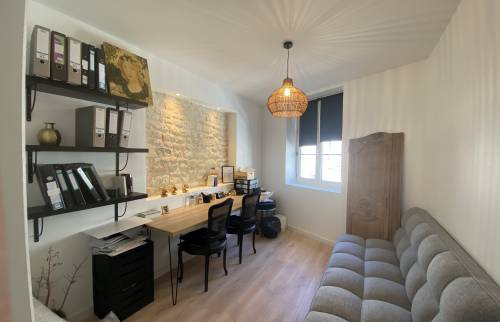 APRES Réalisation du bureau sur solive