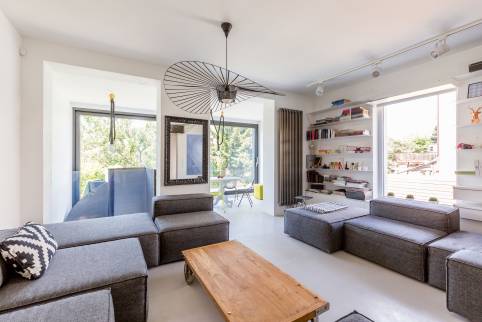 Rénovation d'un salon lumineux