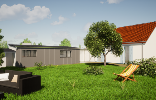 Croquis - Création d'une suite parentale à Bouguenais