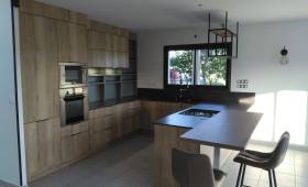 Nouvel aménagement de cuisine en U - Charpey 26300