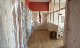 Mise en place des protection lors des travaux de rénovation 