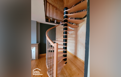 Rénovation d'un escalier colimaçon