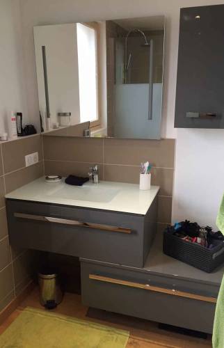 Rénovation d'une salle de bain moderne à Vertou (44)