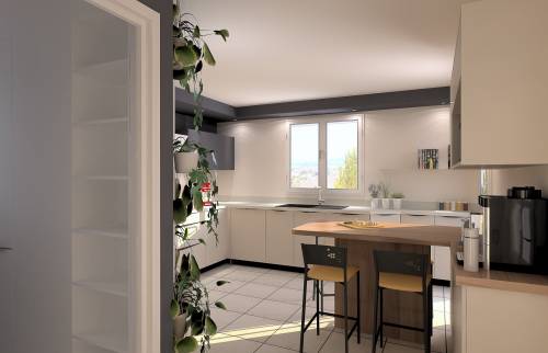 Conception des plans 3D cuisine Lempdes 