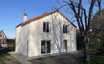 Maison après travaux d'extension et d'ITE (Yerres 91330)