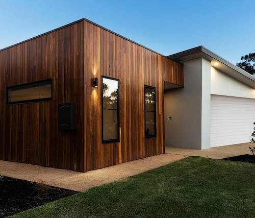 Extension bois garage 