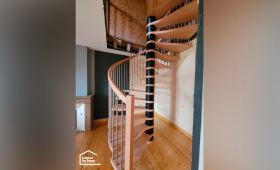 Rénovation d'un escalier colimaçon
