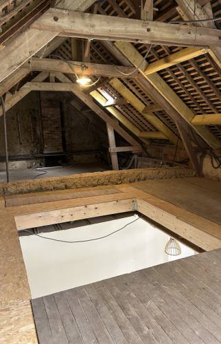 Création de la trémie pour escalier sur-mesure – La Maison Des Travaux Bruz