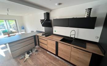 création d'une cuisine en savoie