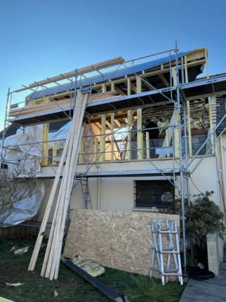  Construction d'une surélévation de maison - Nantes 44