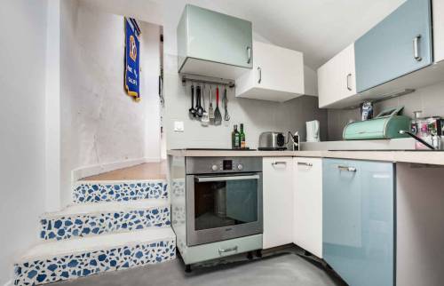 Rénovation de cuisine béton ciré gris