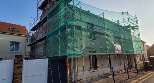 Rénovation de façade en cours - Fontenay-Trésigny 77610
