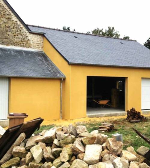 agrandissement de maison pour construction de garage Annecy (74) 