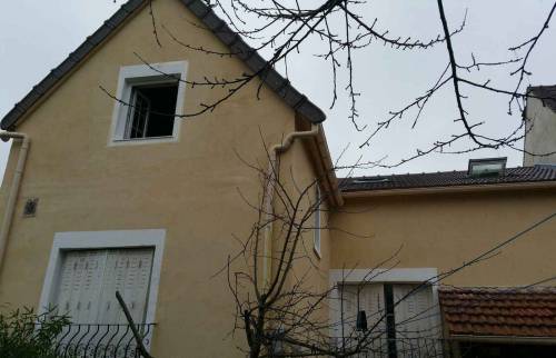 Maison avant travaux de surélévation ossature bois (91)