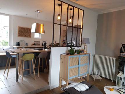 Rénovation appartement : verrière atelier