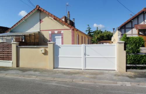 pose d'un portail et rénovation muret