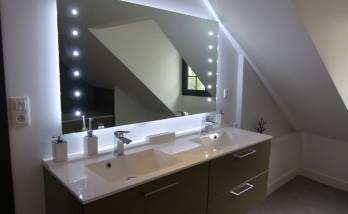 Rénovation d'une salle de bain à Villers-sur-Mer avec La Maison des Travaux Deauville Trouville