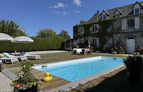 Construction d'une piscine à St Gatien des Bois