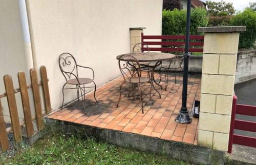 Terrasse avant travaux à Deauville