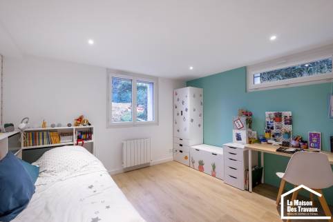 Rénovation complète d'une villa contemporaine sur 2 niveaux, Champagne au Mont D'Or