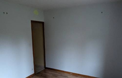 travaux de rénovation d'une chambre ancienne