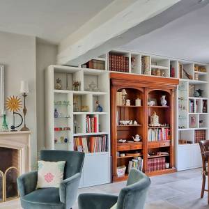 PIÈCE À VIVRE CONTEMPORAINE, AVEC QUELQUES TOUCHES D’ANCIEN - Sabrina Le Cam - La Maison Des Architectes