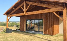 extension bois muret