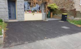 Cours en enrobé à chaud