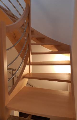 Escalier bois sur mesure à Mulhouse