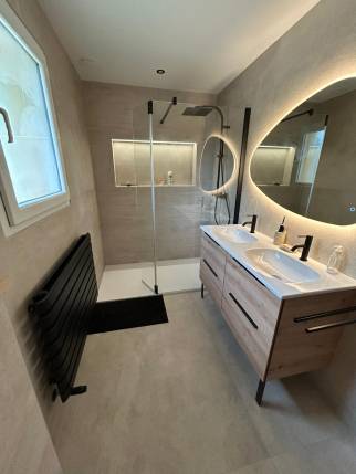 Rénovation d'une salle de bain à Cessieu