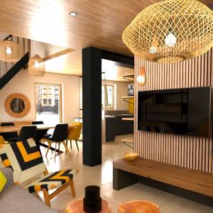 ambiance industrielle et déco bohème – projet Floma