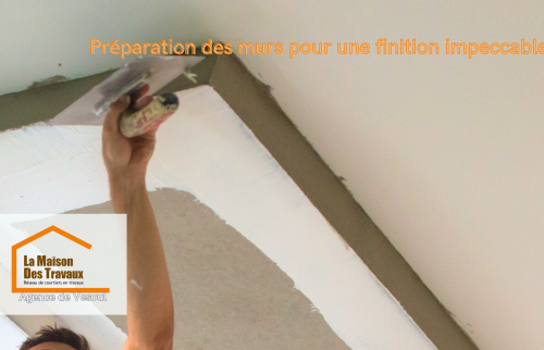 Finition des murs parfaite à Lure : Préparation minutieuse pour un résultat soigné et durable.