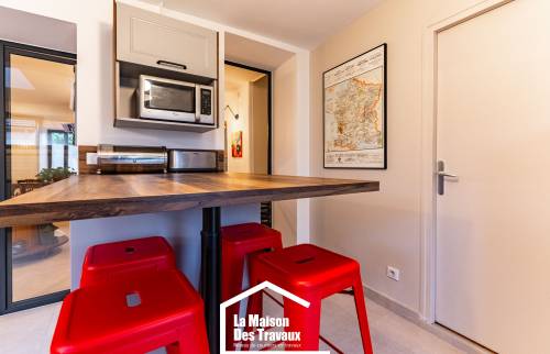 Détails ilot cuisine