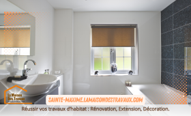 Grâce aux conseils de David, courtier en travaux de La Maison Des Travaux de Sainte-Maxime, les clients ont opté pour des fenêtres en double vitrage argon, offrant une isolation performante