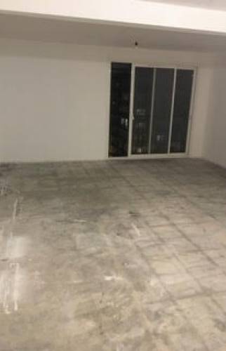 Mise en oeuvre des travaux : dépose de l'ancien revêtement