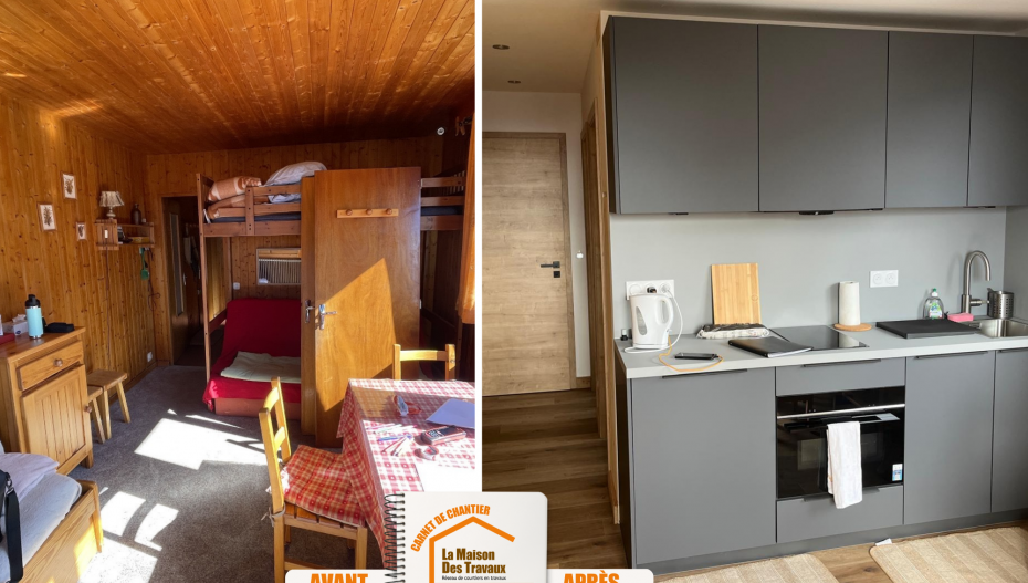 Transformation espace de vie, scan 3D pour rénovation, rénovation complète Savoie