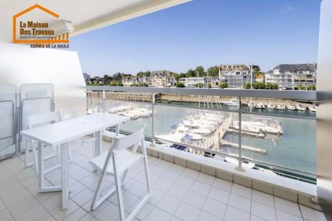 Vue sur le port du Pouliguen