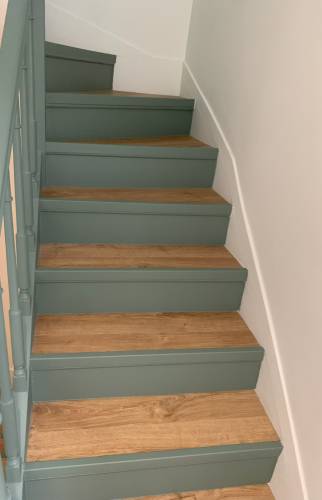 Escalier Chêne Huilé La Maison des Travaux Rouen