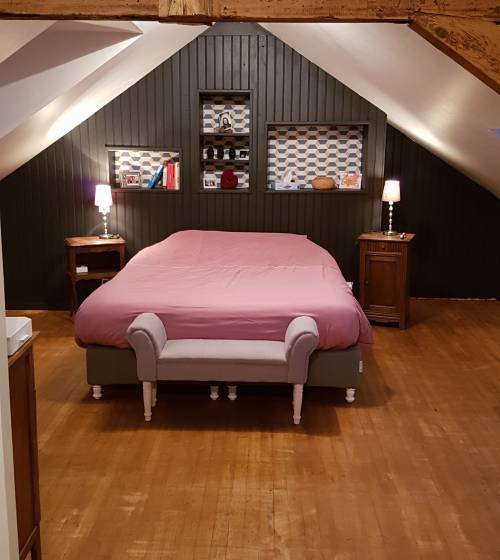 Après travaux : chambre parentale 
