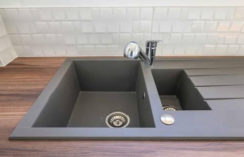 L'évier et le plan de travail