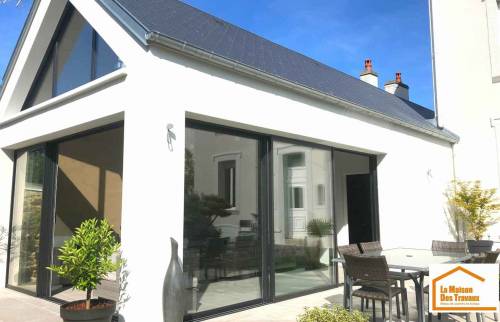 Extension de maison pour un spa