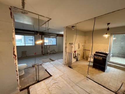 Travaux de menuiserie dans un appartement en rénovation - Nantes 44