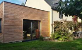 Extension bois et rénovation énergétique Hauteville Sur Mer