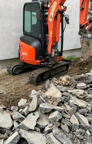 Travaux rénovation allée Claix