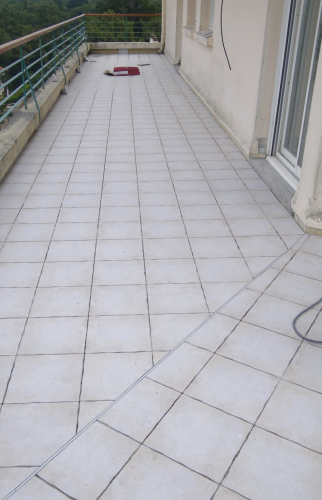 Carrelage posé