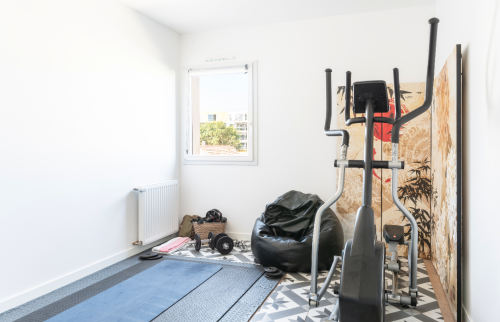 Création d'une surélévation de 70 m² et rénovation intérieure à Saint-Sébastien-sur-Loire - salle de sport