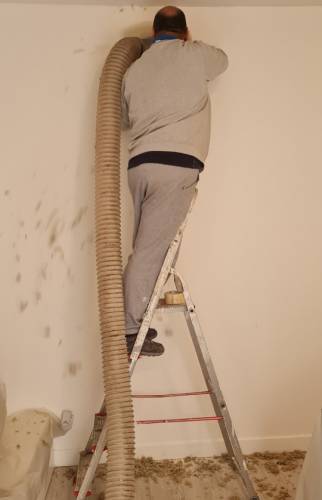 Introduction de l'isolant -2