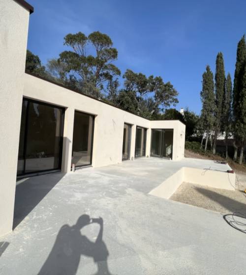 Pose enduit façade Agay