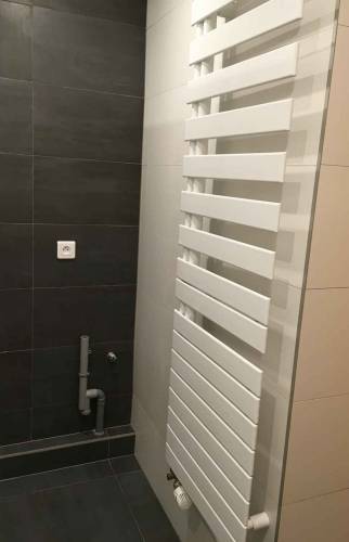Salle de bain, radiateur sèche-serviettes, Mulhouse