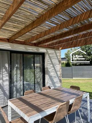 Décoration d'une pergola en bois